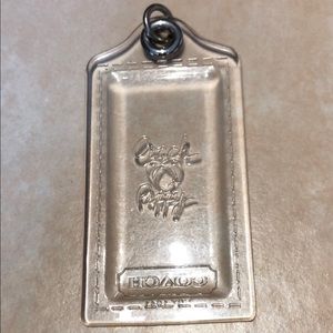 Coach large hang tag - clear